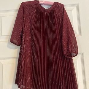 Gap pleated “twirly” holiday dress